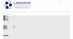 Desktop Screenshot of larkspurconservation.org